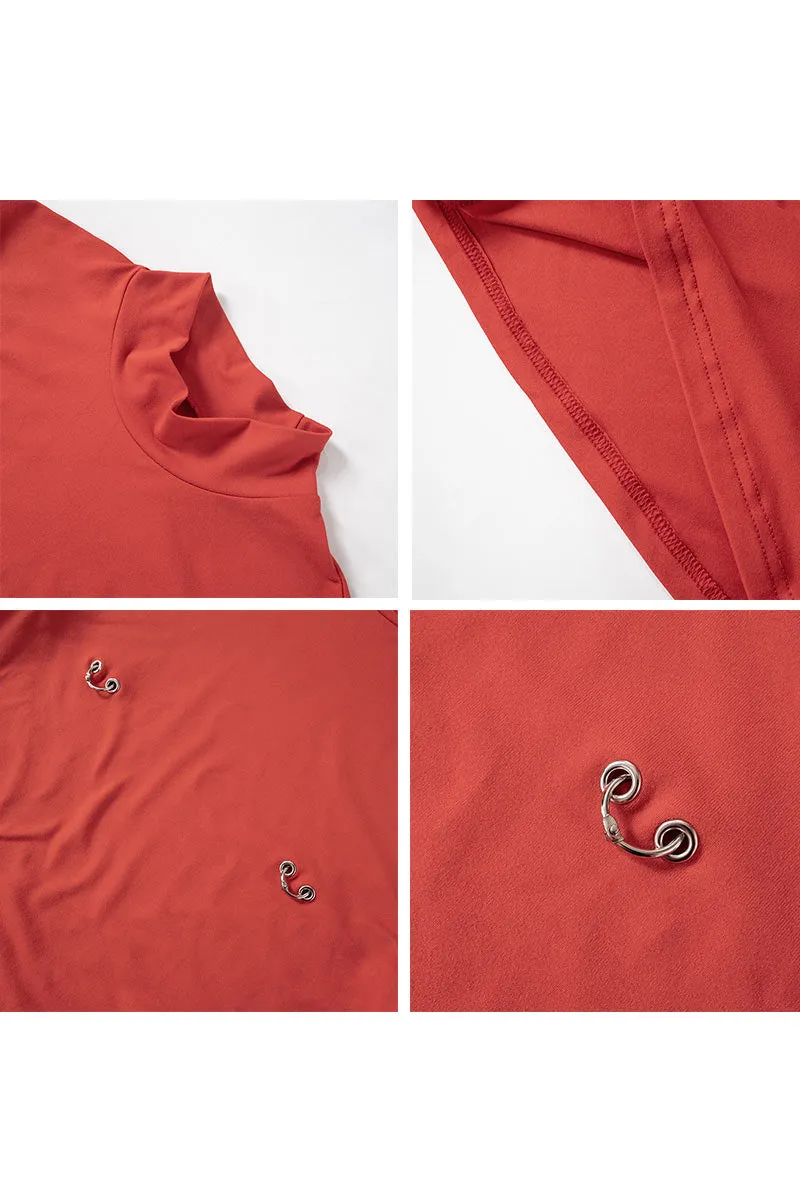 TM0296 Turtle Neck Fitted Tee