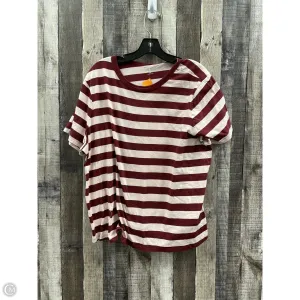 Top Short Sleeve Basic By Old Navy In Striped Pattern, Size: Xxl