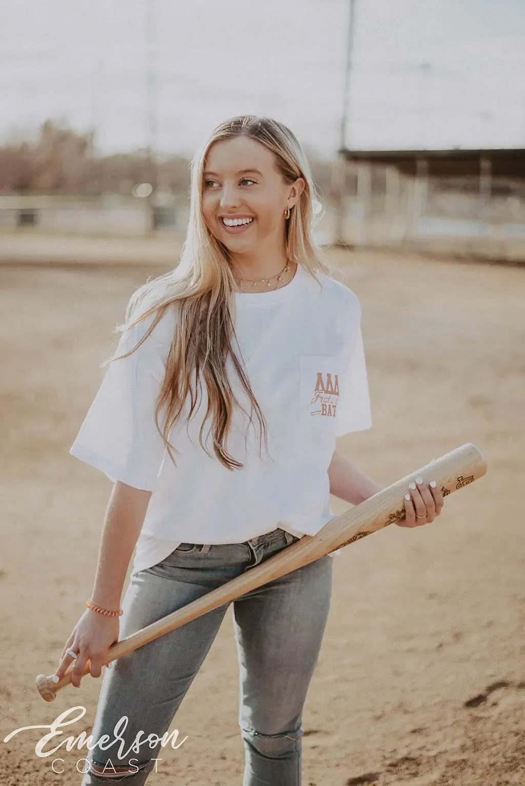 Tri Delta Frats At Bat Philanthropy Tshirt