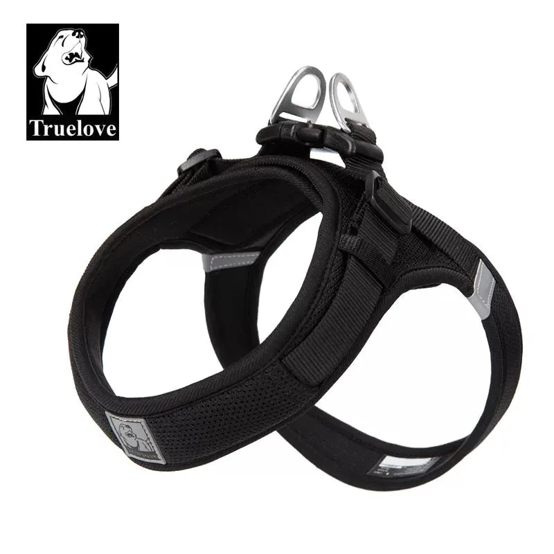 Truelove Mesh Dog Harness TLH3013  - Black