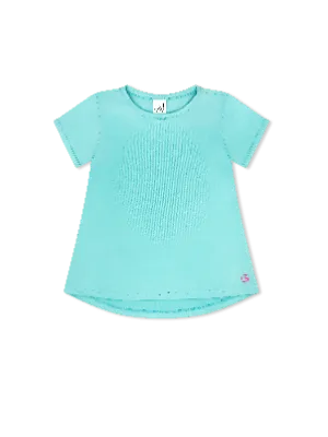 Turquoise Bridget Basic Tee