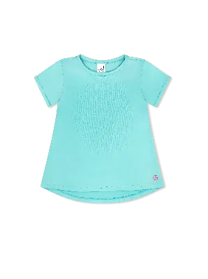 Turquoise Bridget Basic Tee