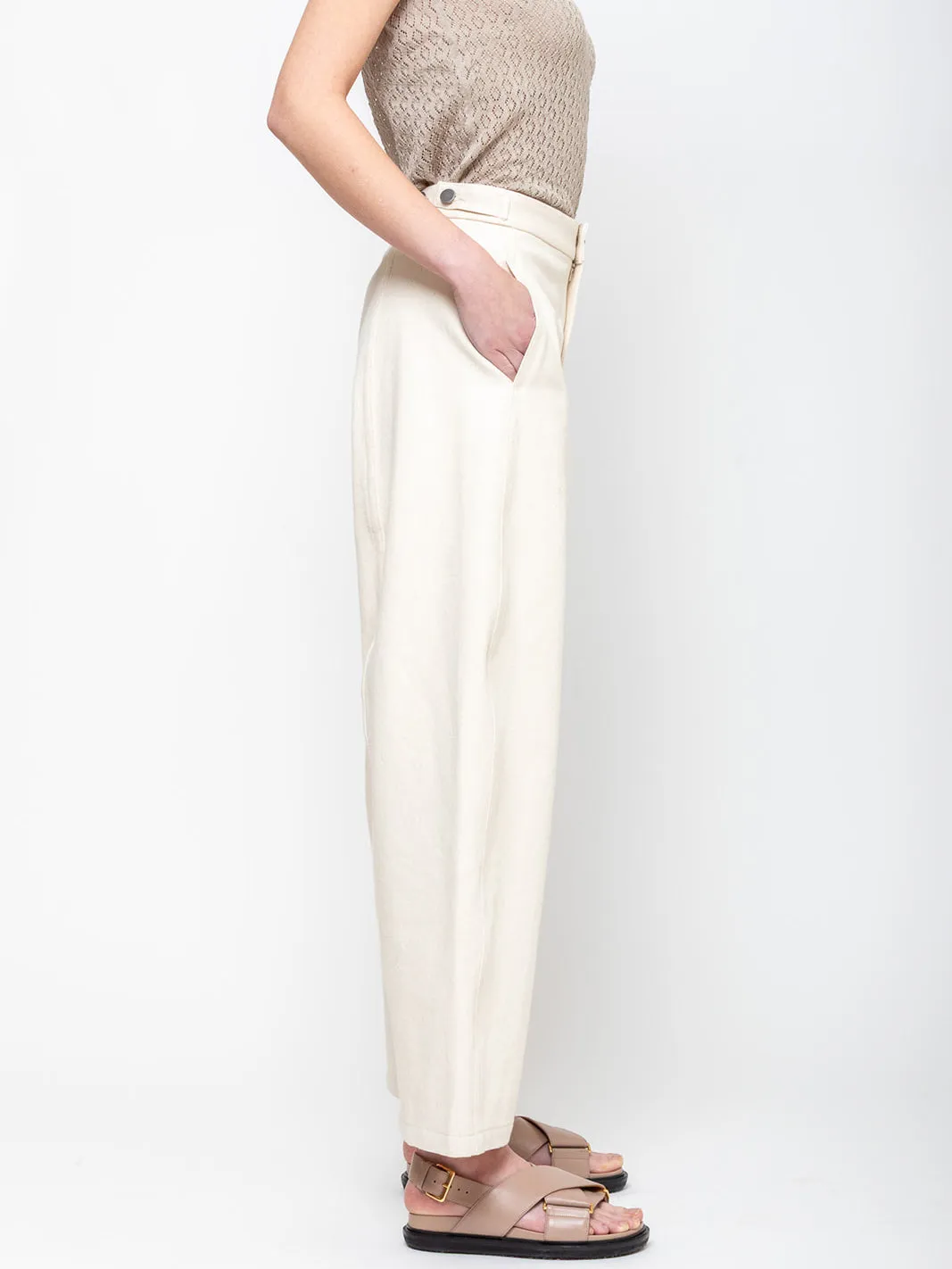 Twill Pants - Natural