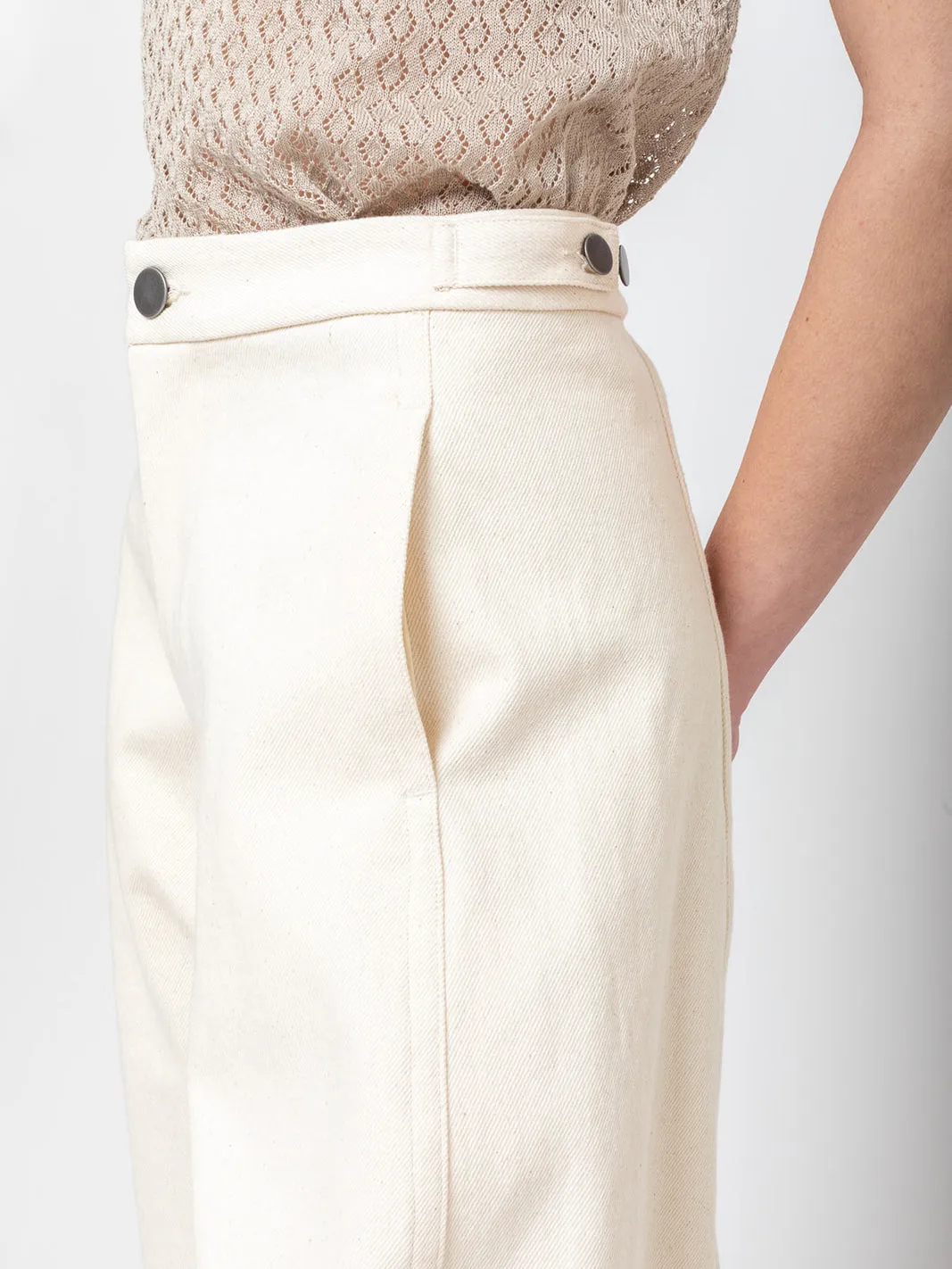 Twill Pants - Natural
