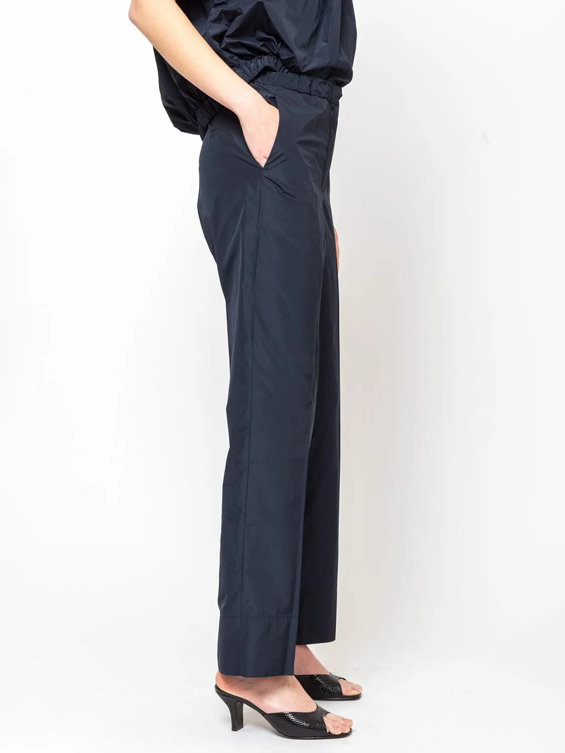 Ultra Light Taffeta Pants - Navy