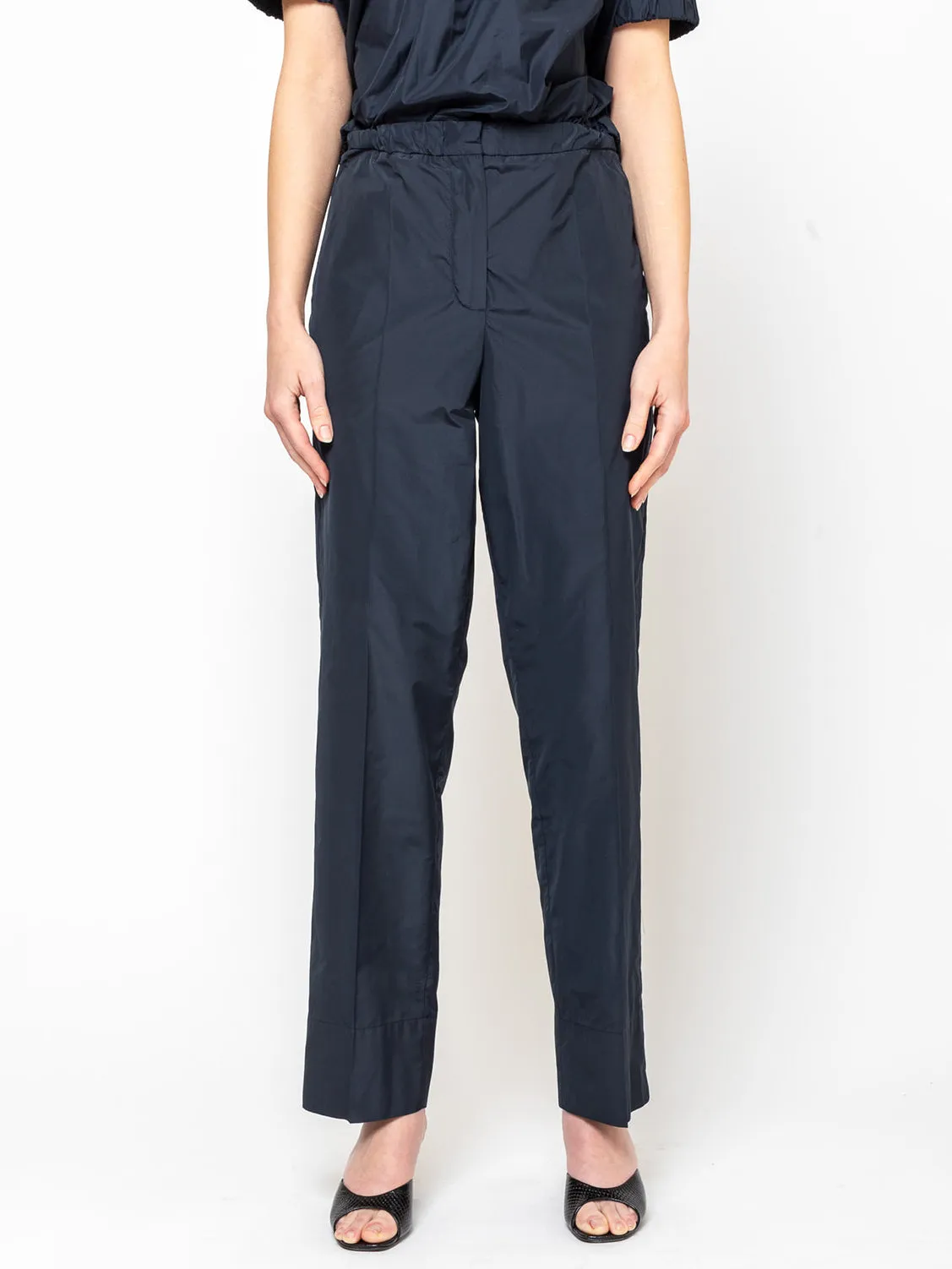 Ultra Light Taffeta Pants - Navy