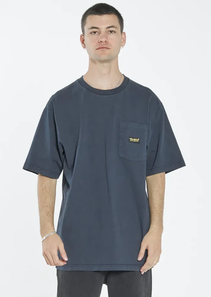 Union Oversize Pocket Tee Navy