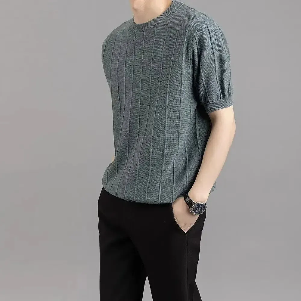 UrbanTrend Luxus Sommer Knit T-Shirt