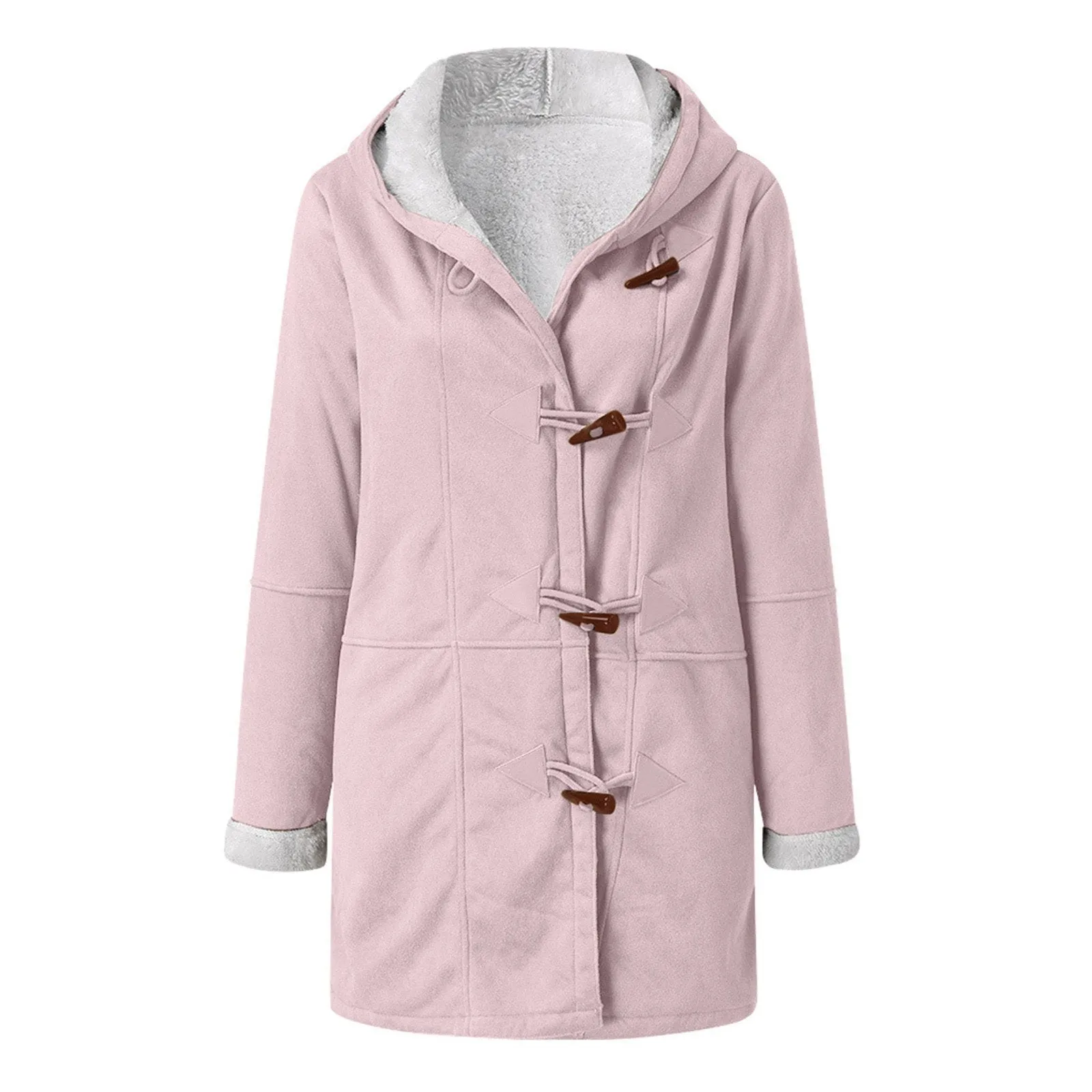 Urielle™ | Stylish Toggle Fleece Coat