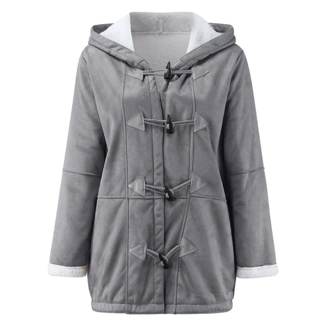 Urielle™ | Stylish Toggle Fleece Coat
