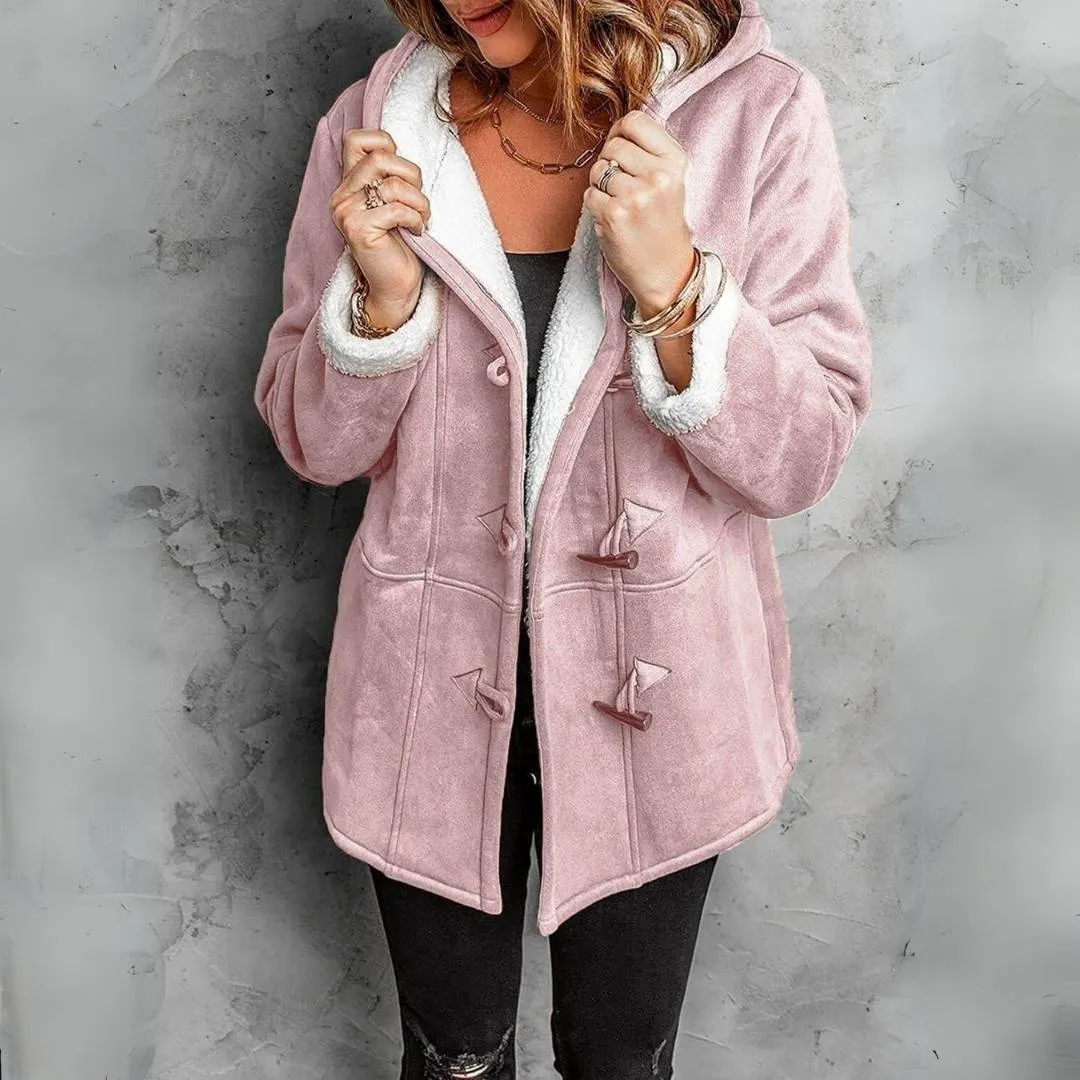 Urielle™ | Stylish Toggle Fleece Coat