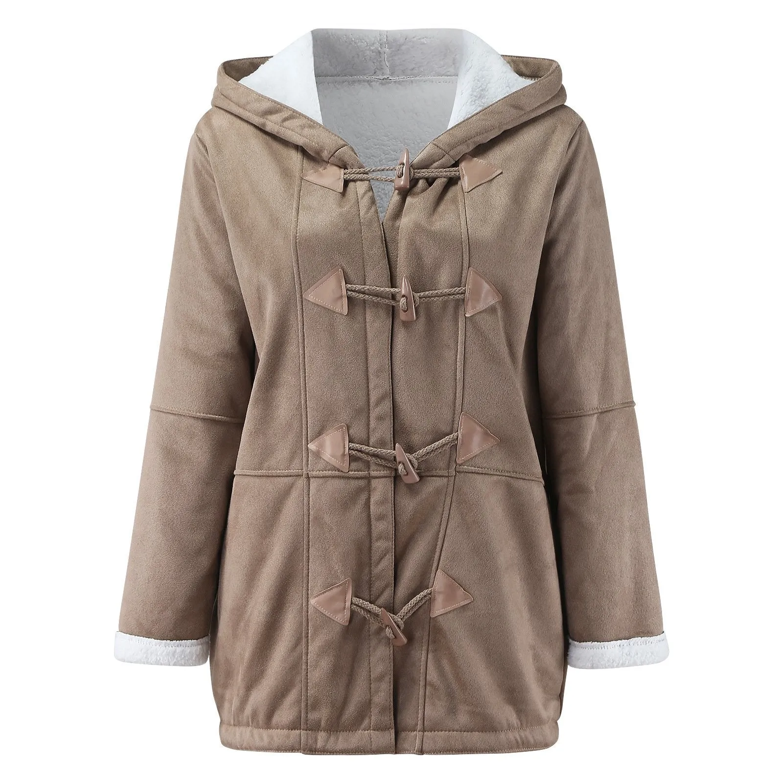 Urielle™ | Stylish Toggle Fleece Coat