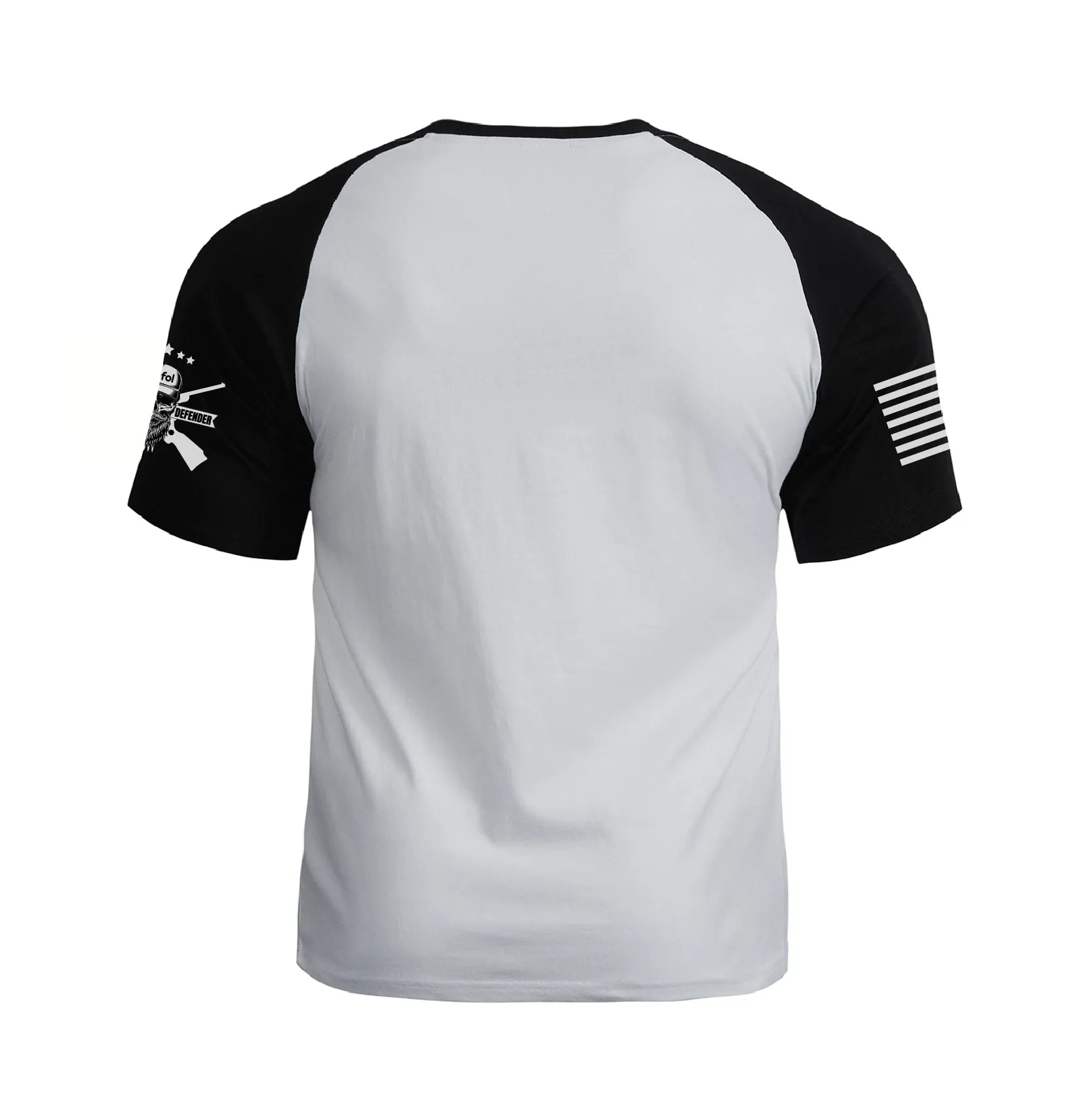 USA FLAG VETERAN OF THE UNITED STATES AIR FORCE RAGLAN GRAPHIC TEE