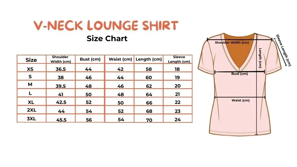 V-Neck Lounge Shirt (Pink)