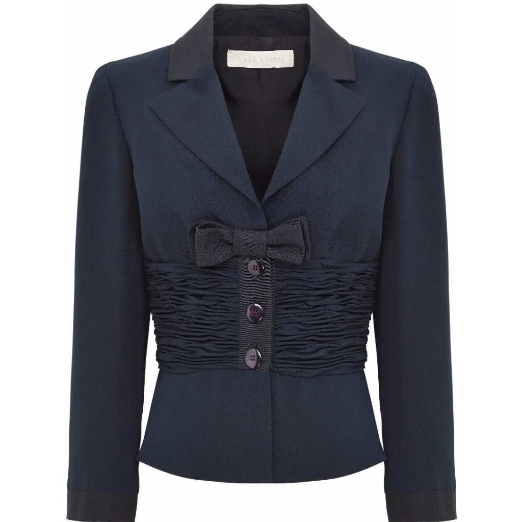 Valentino silk skirt suit Size 8UK
