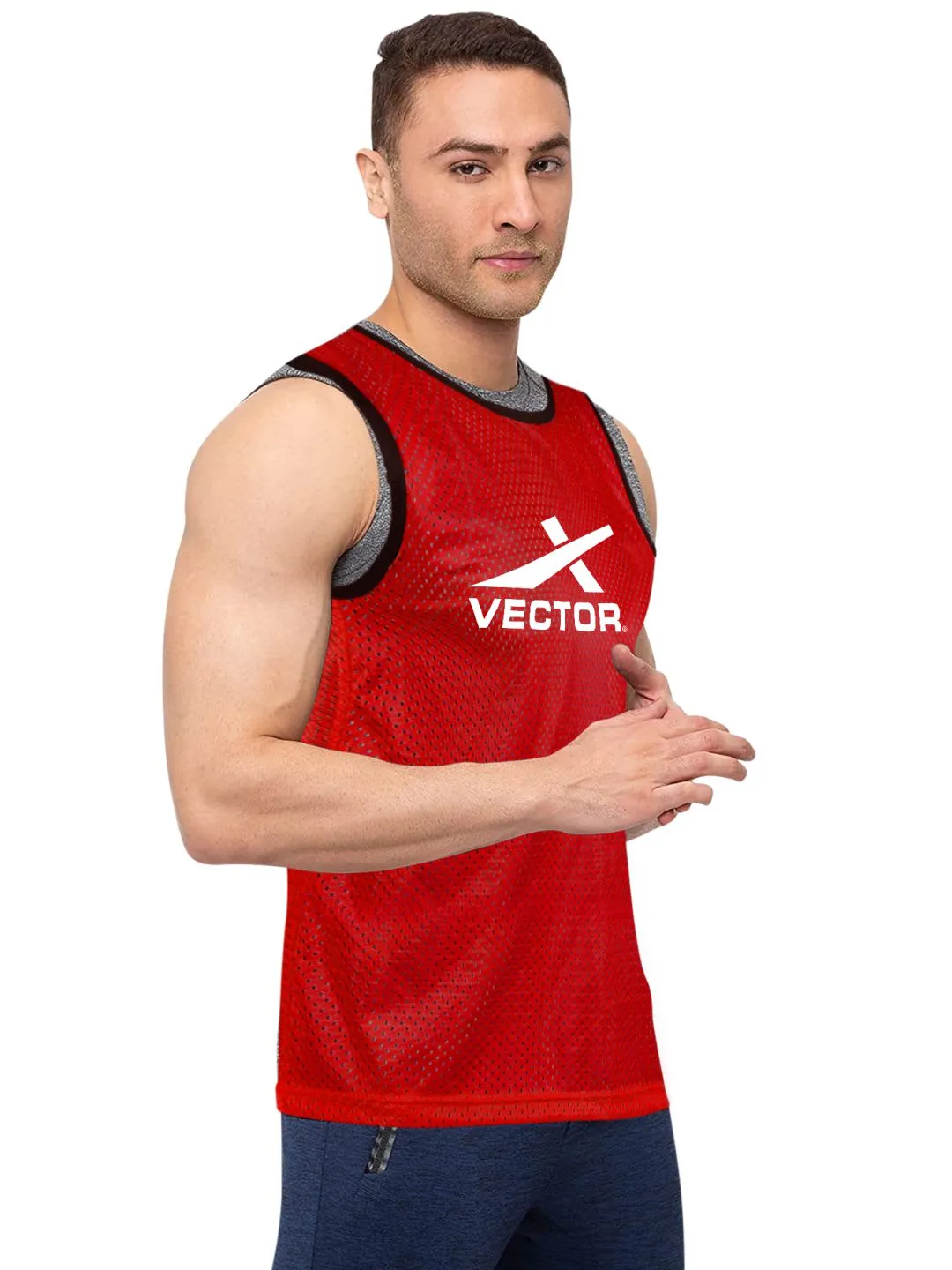 VECTOR X Football Bib (Red)