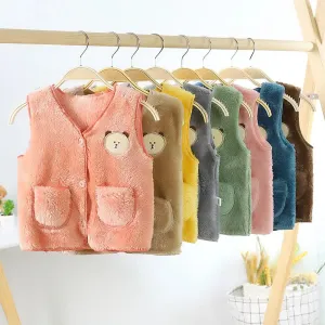 Velvet Bear Vest