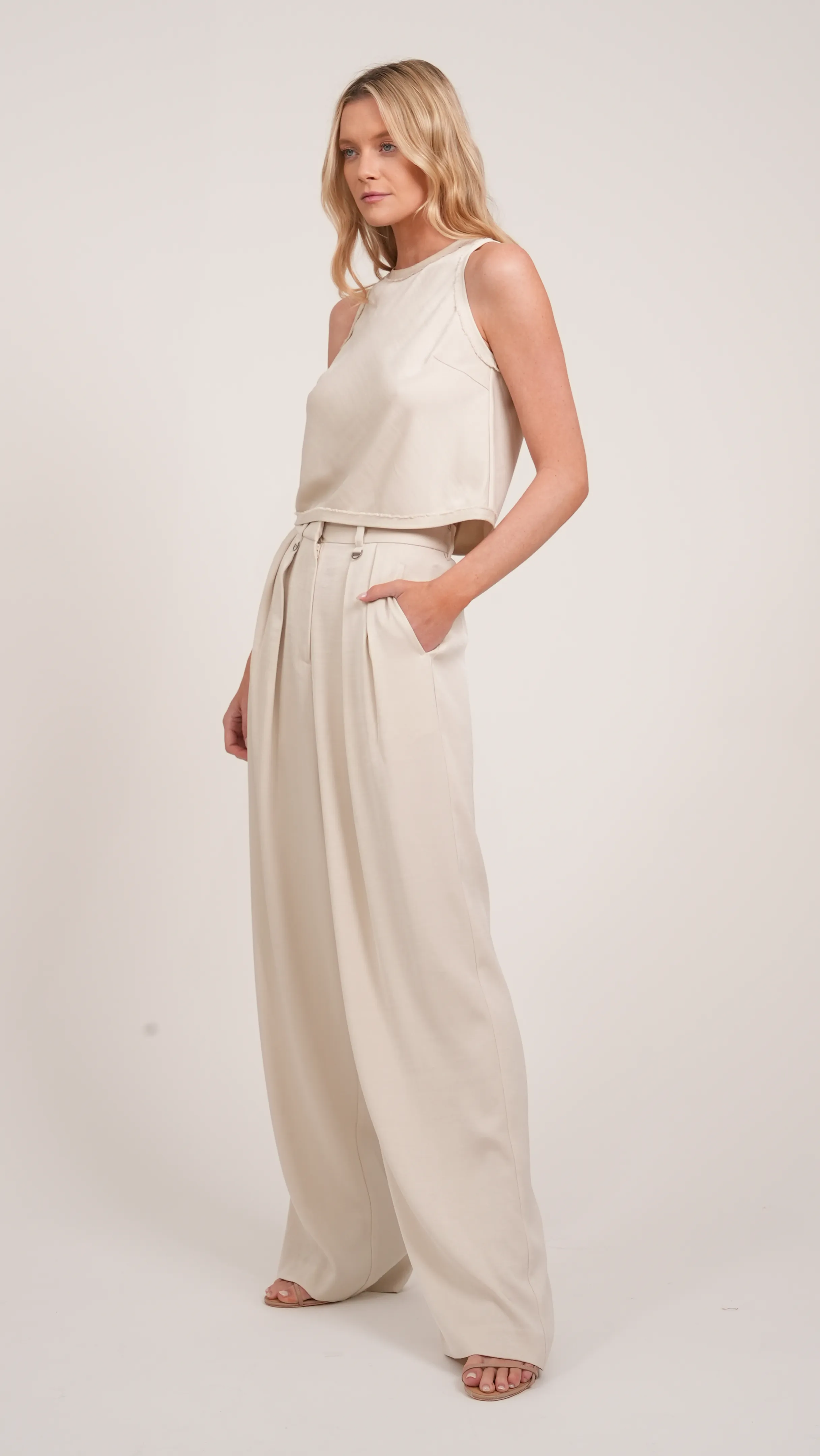 Vera Top- Bone