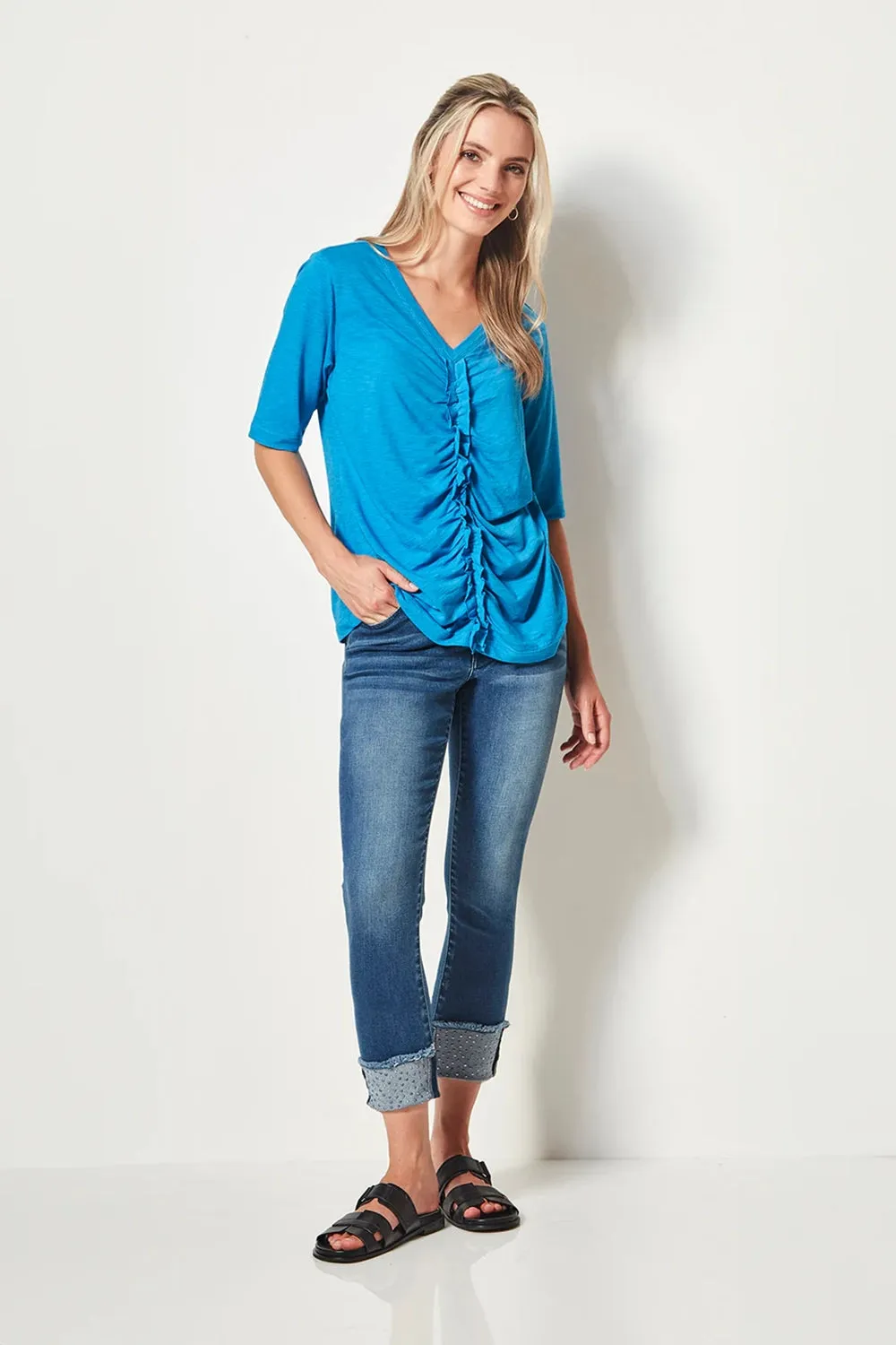 Verge Kali Jean In Mid Indigo 9289XBT