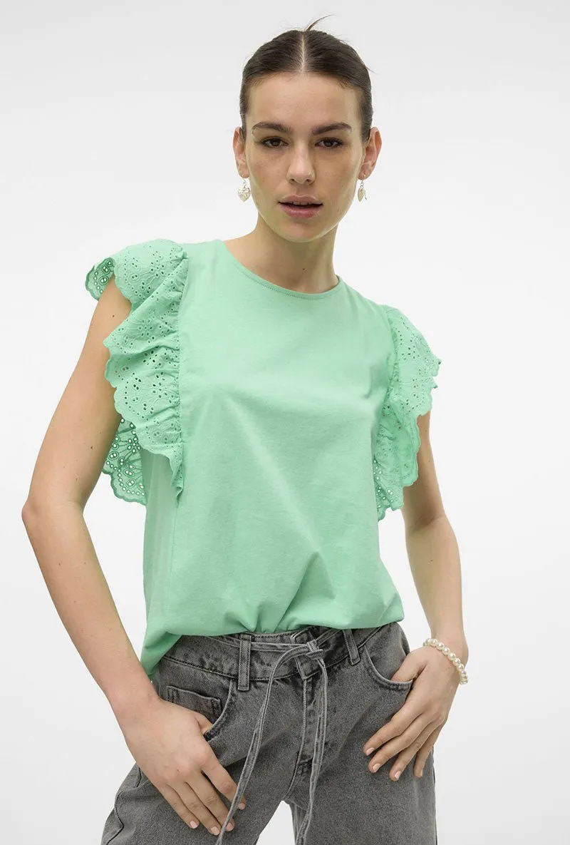 VERO MODA HANNE SS LACE TOP