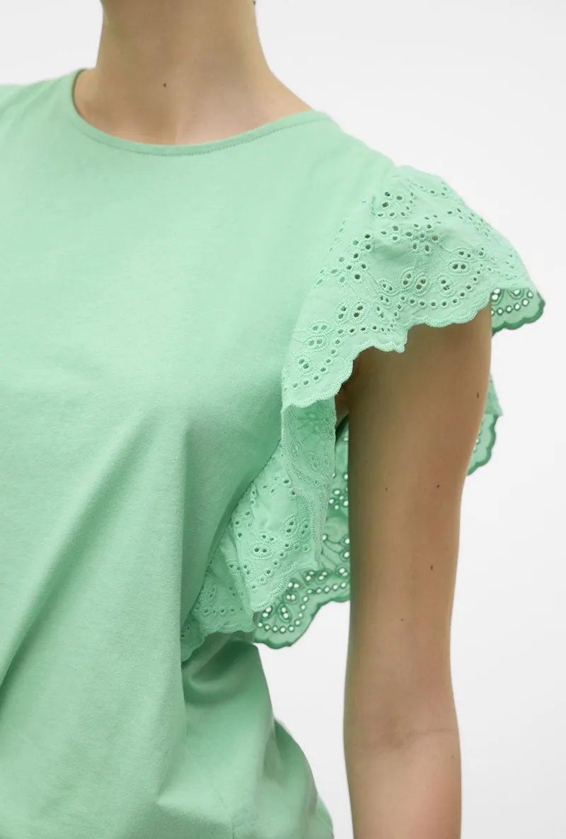 VERO MODA HANNE SS LACE TOP