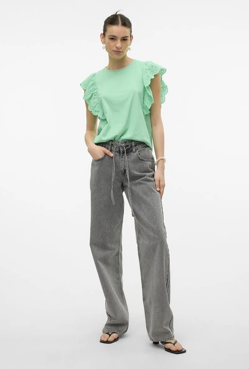 VERO MODA HANNE SS LACE TOP