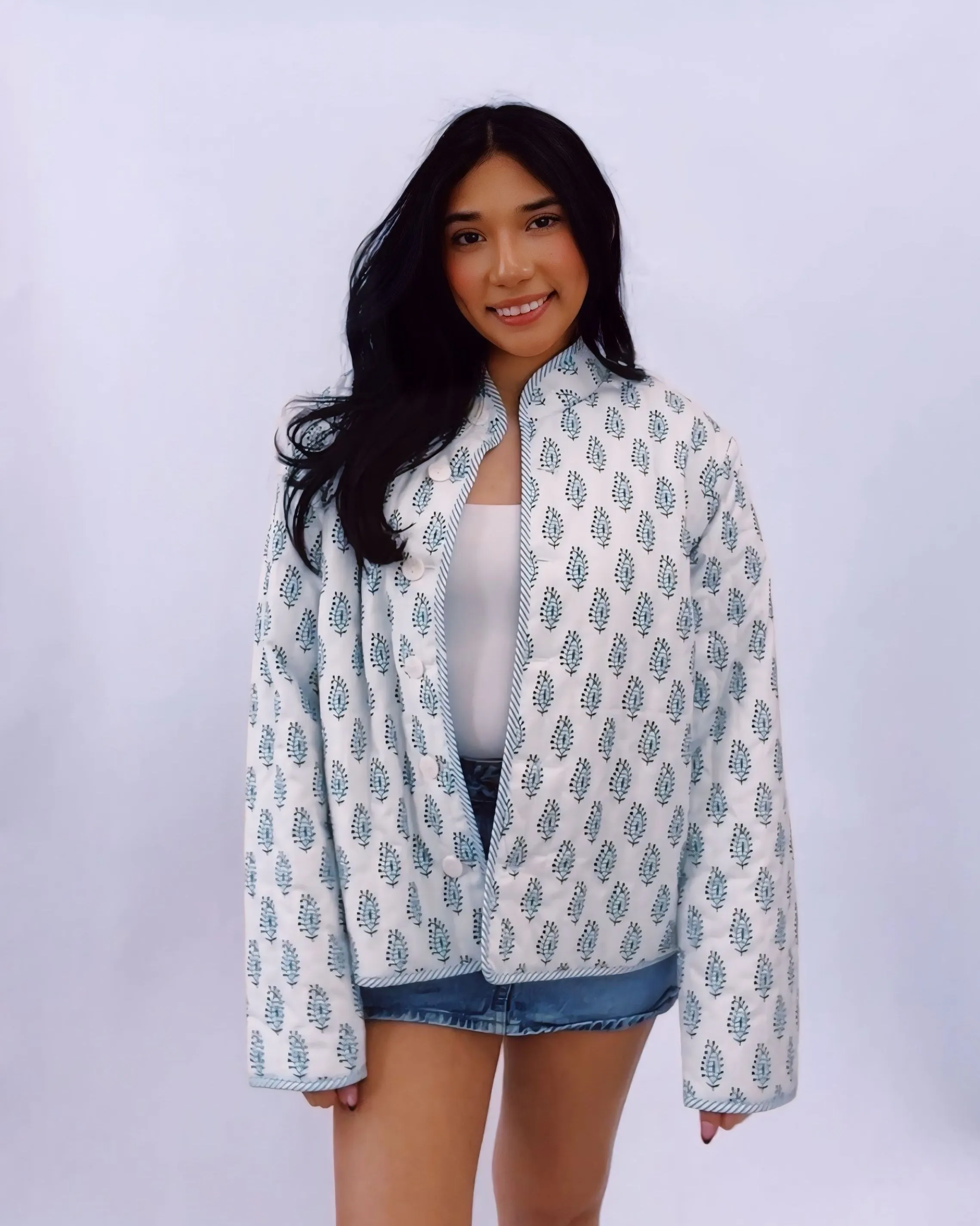 Veronica Reversible Floral Jacket