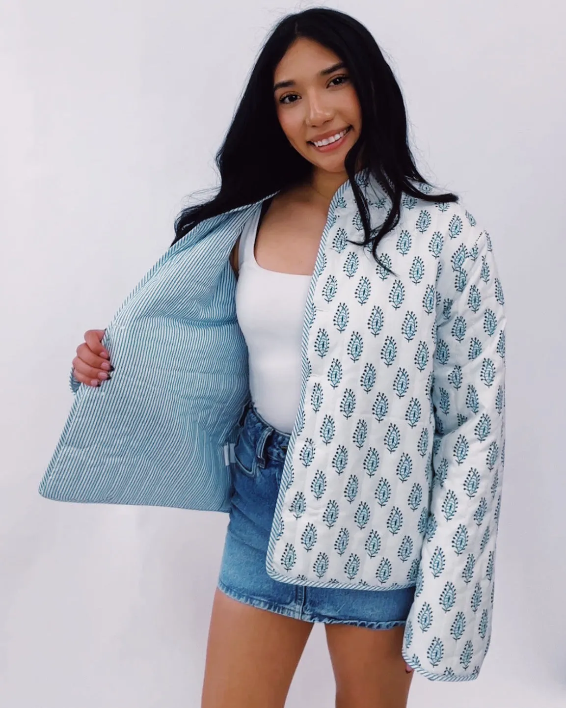 Veronica Reversible Floral Jacket