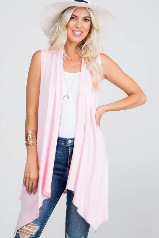 Vest Cardigan S-3XL 2 Colors