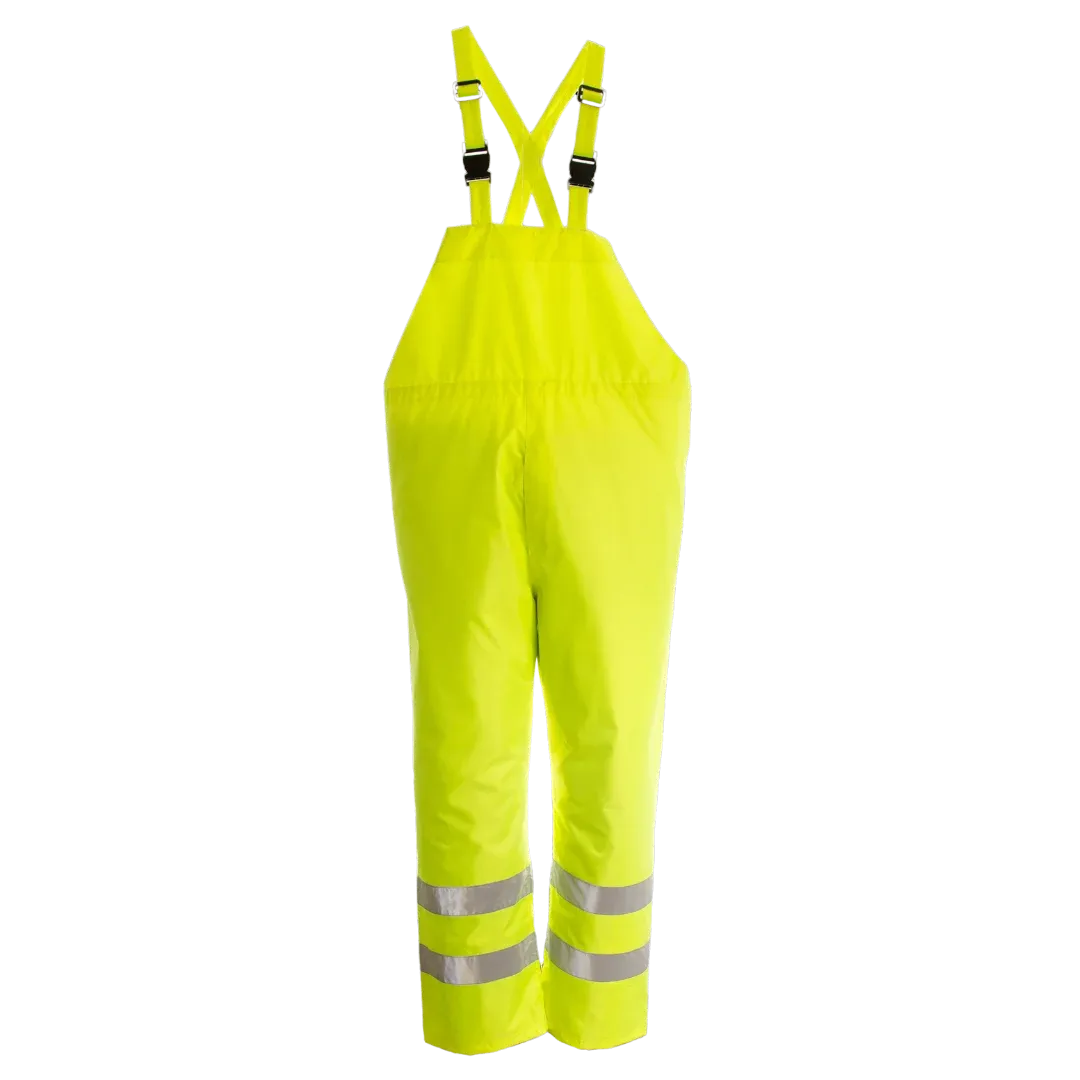 Viking D6323PG Lime Green Open Road Safety Bib Pants