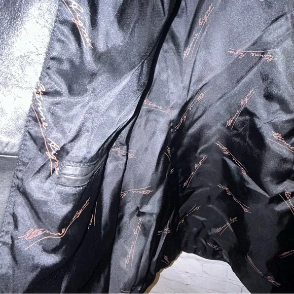 Vintage Etienne Aigner leather jacket size 14