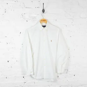 Vintage Ralph Lauren Slim Fit Shirt - White - S