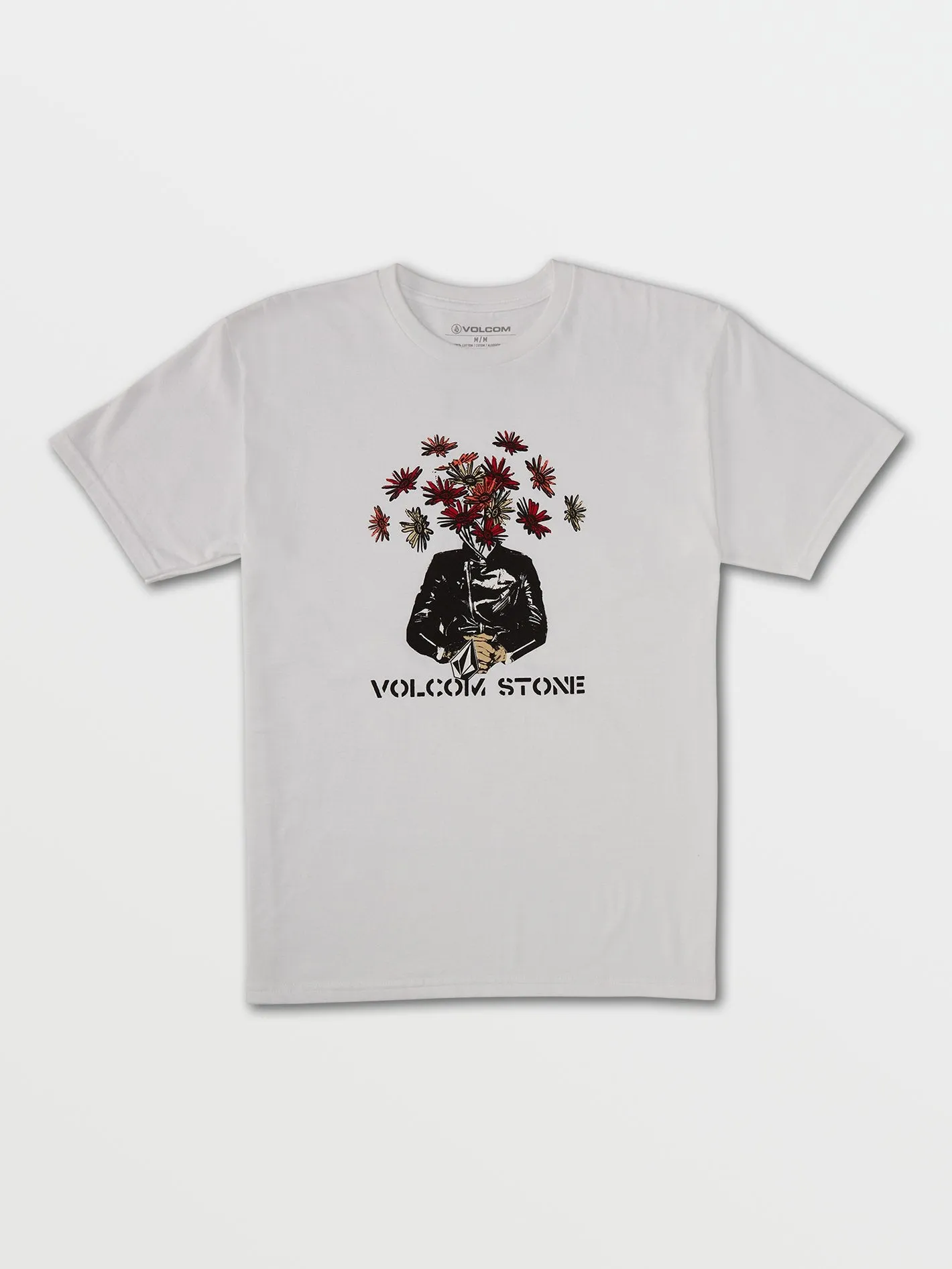 Volcom Mens Floral Face Short Sleeve Tee