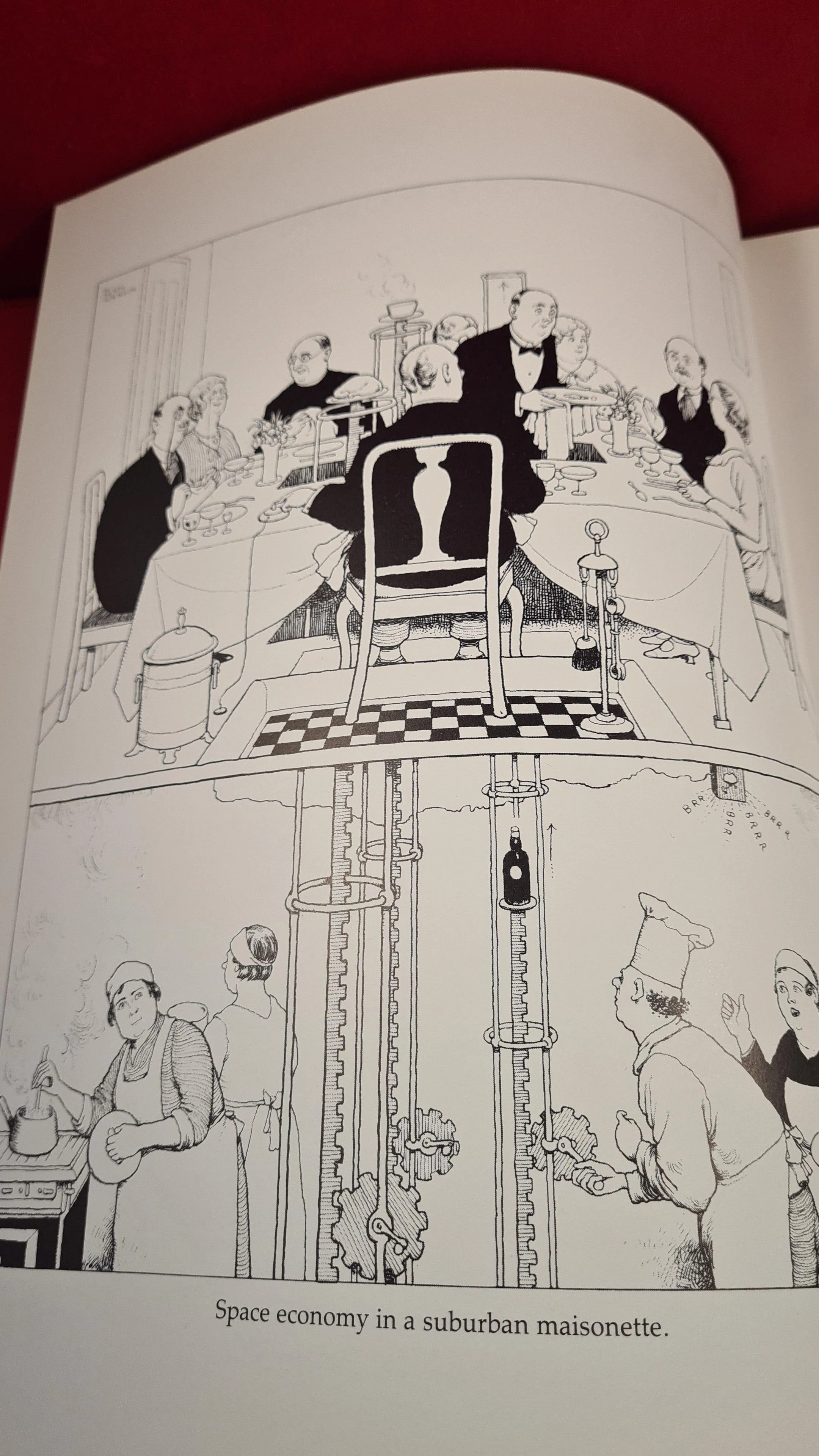 W Heath Robinson - Meals on Wheels, Souvenir Press, 1989, First Edition, First Printing