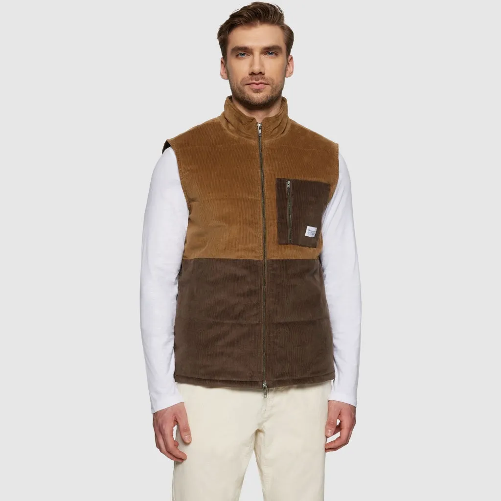Wales Corduroy Colorblock Vest