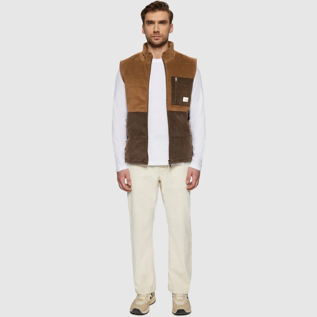 Wales Corduroy Colorblock Vest