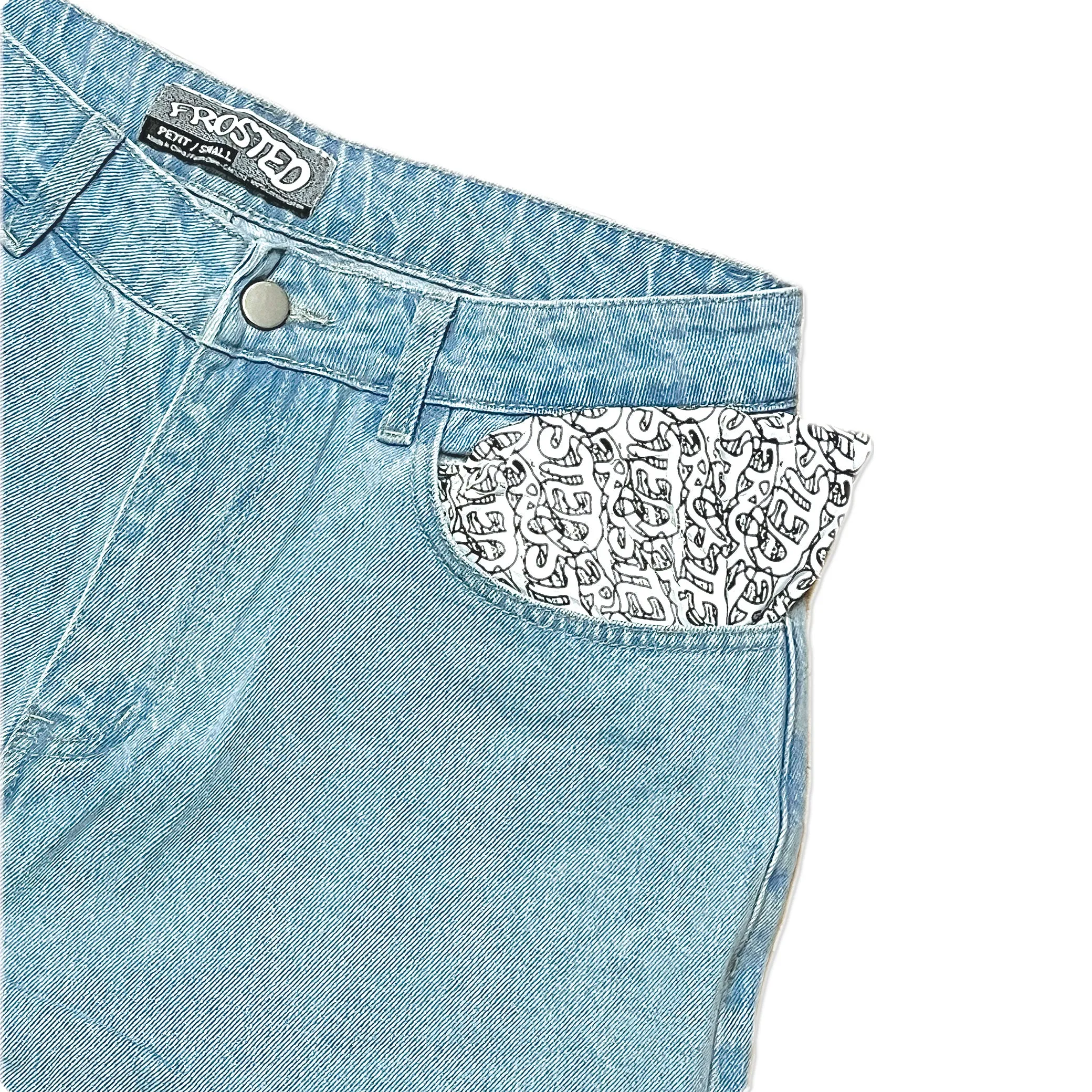 Wavy Jeans Light Blue