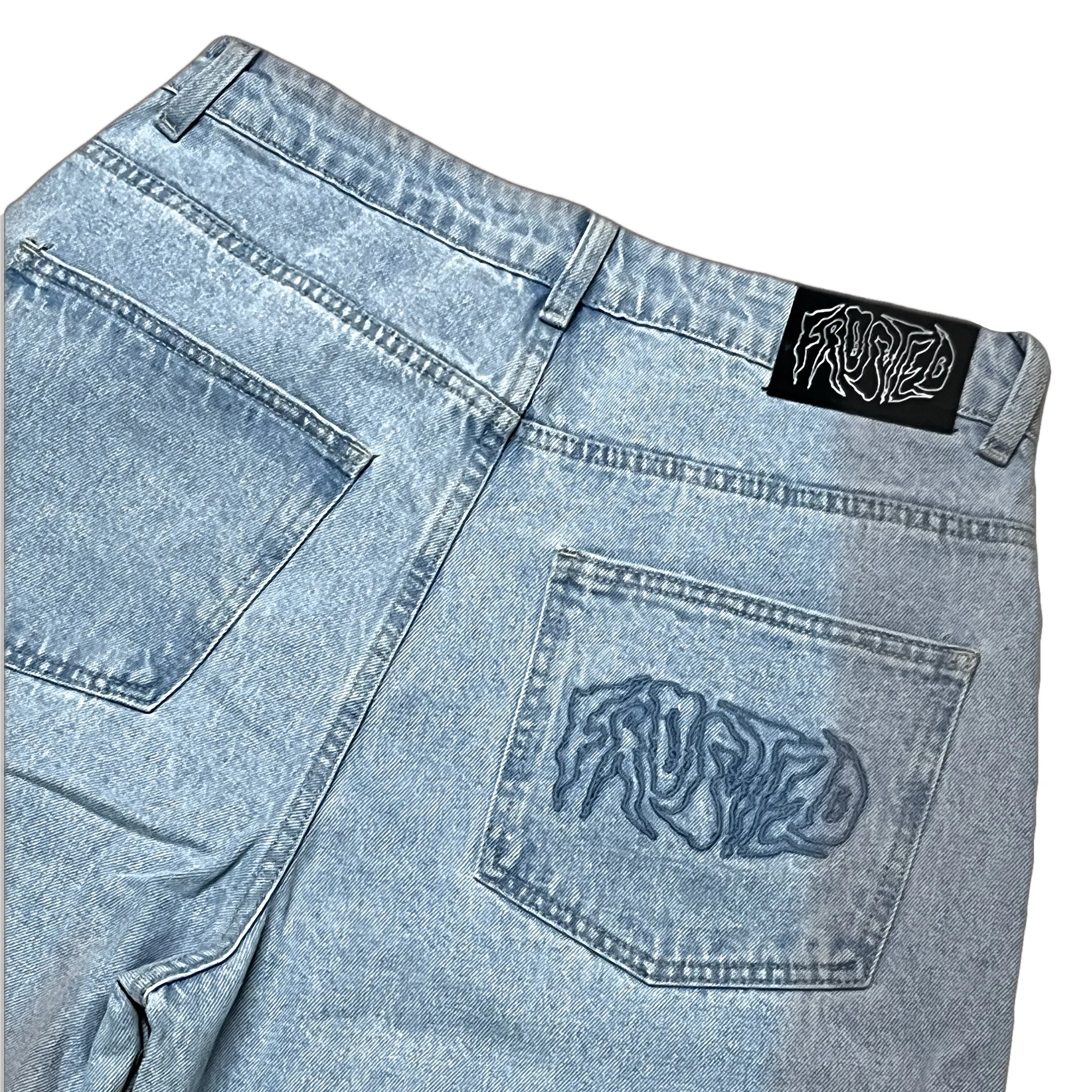 Wavy Jeans Light Blue