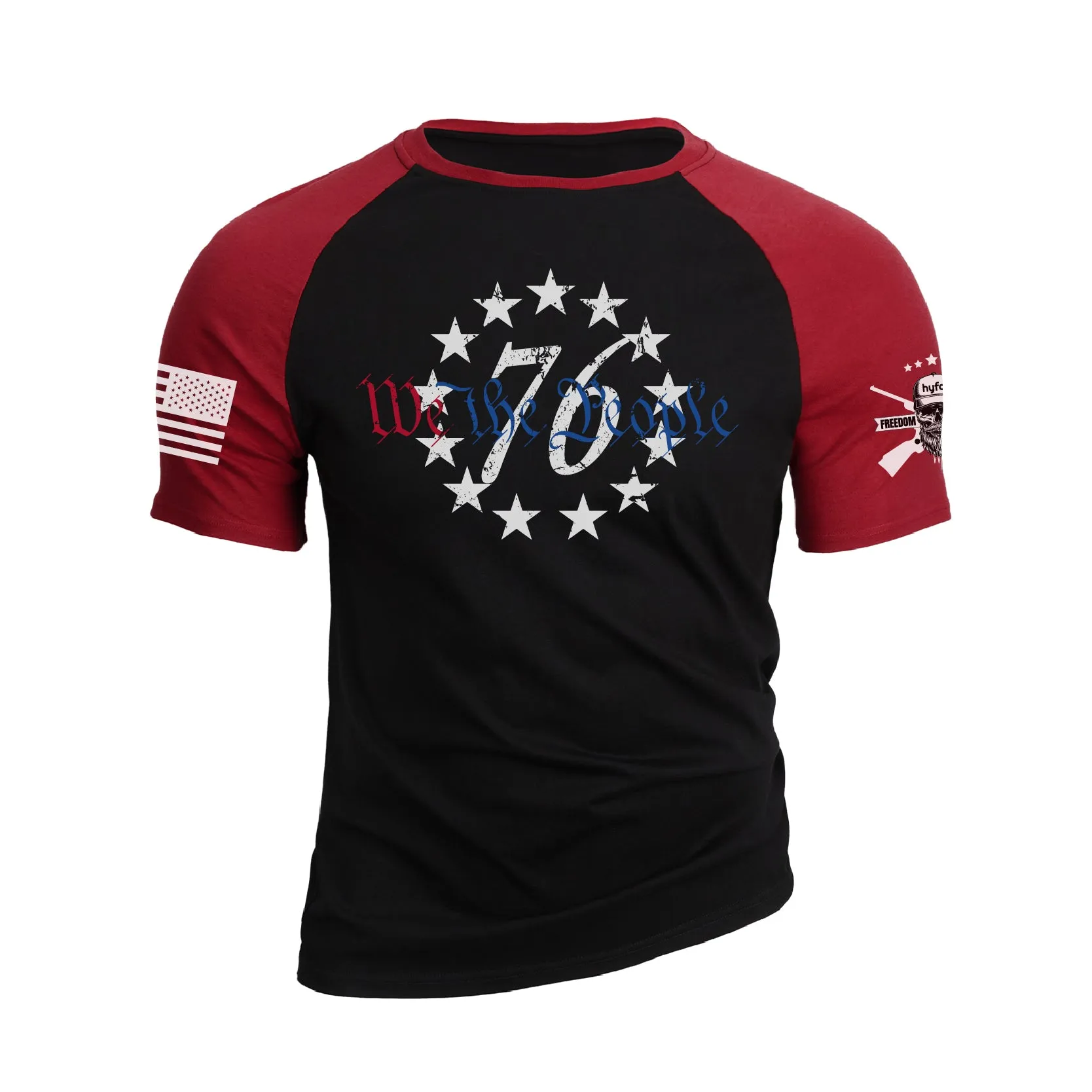 WE THE PEOPLE RAGLAN GRAPHIC TEE