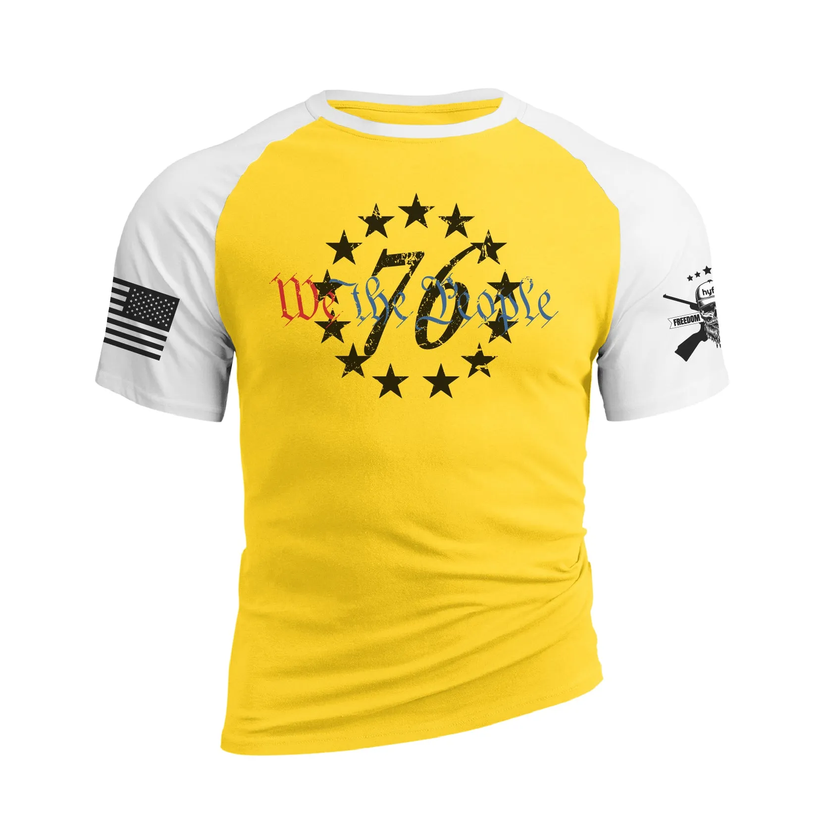 WE THE PEOPLE RAGLAN GRAPHIC TEE