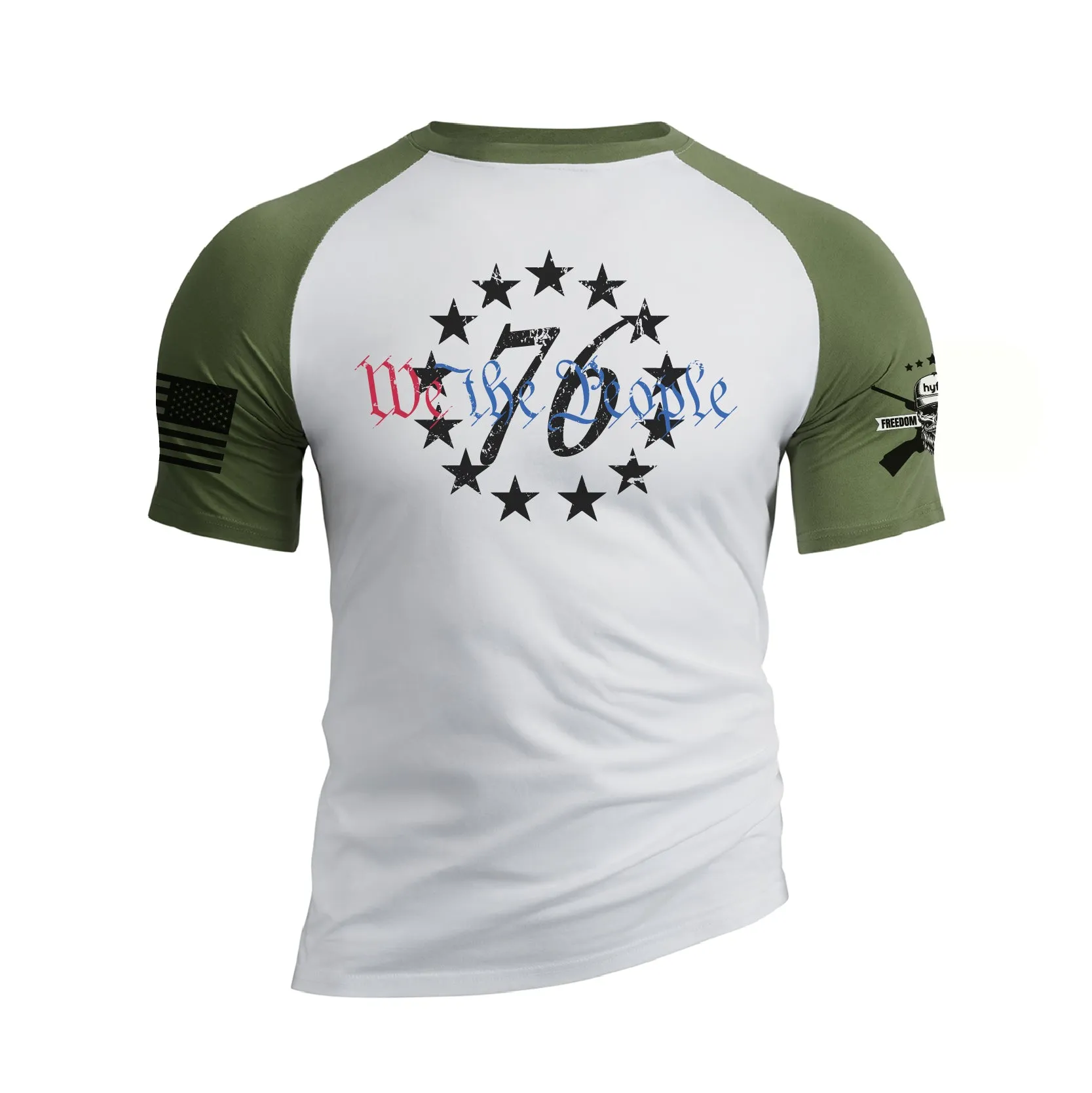 WE THE PEOPLE RAGLAN GRAPHIC TEE