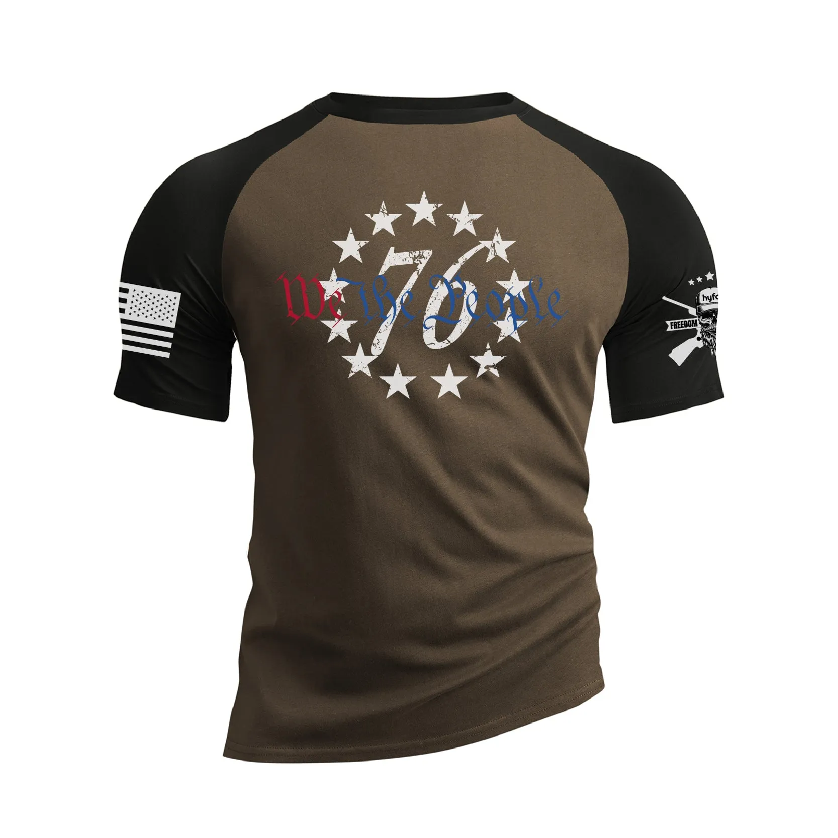 WE THE PEOPLE RAGLAN GRAPHIC TEE