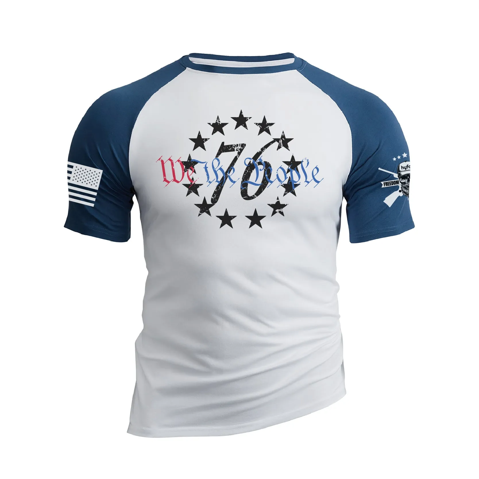 WE THE PEOPLE RAGLAN GRAPHIC TEE