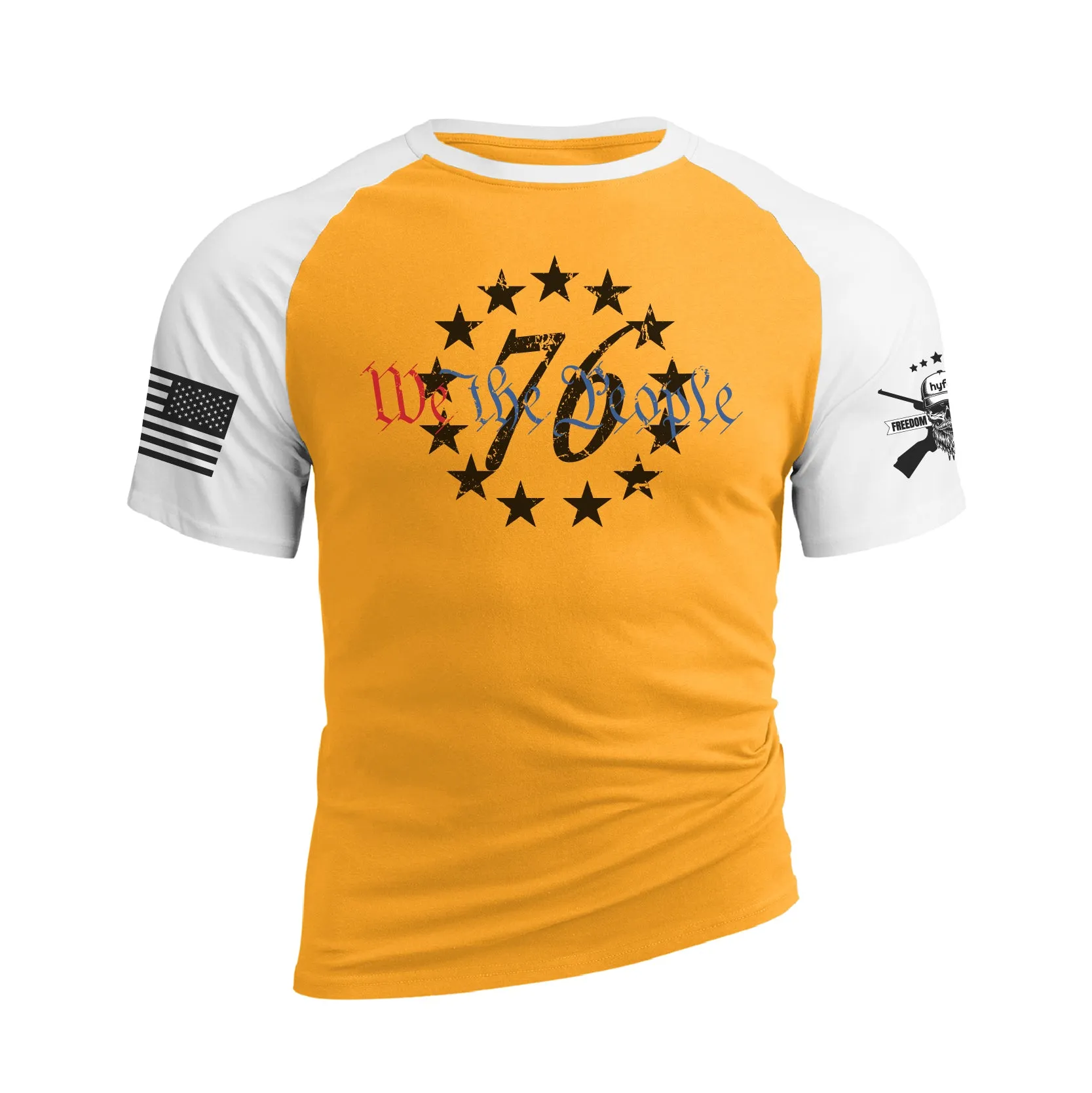 WE THE PEOPLE RAGLAN GRAPHIC TEE