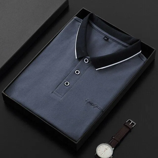 West Louis™ Slim Fit Cotton Polo Shirt