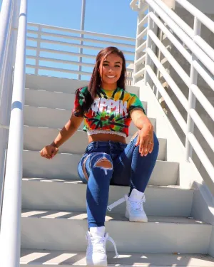 White Drippin | Rasta Tee