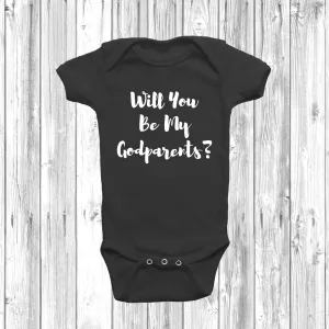 Will You Be My Godparents? Baby Grow