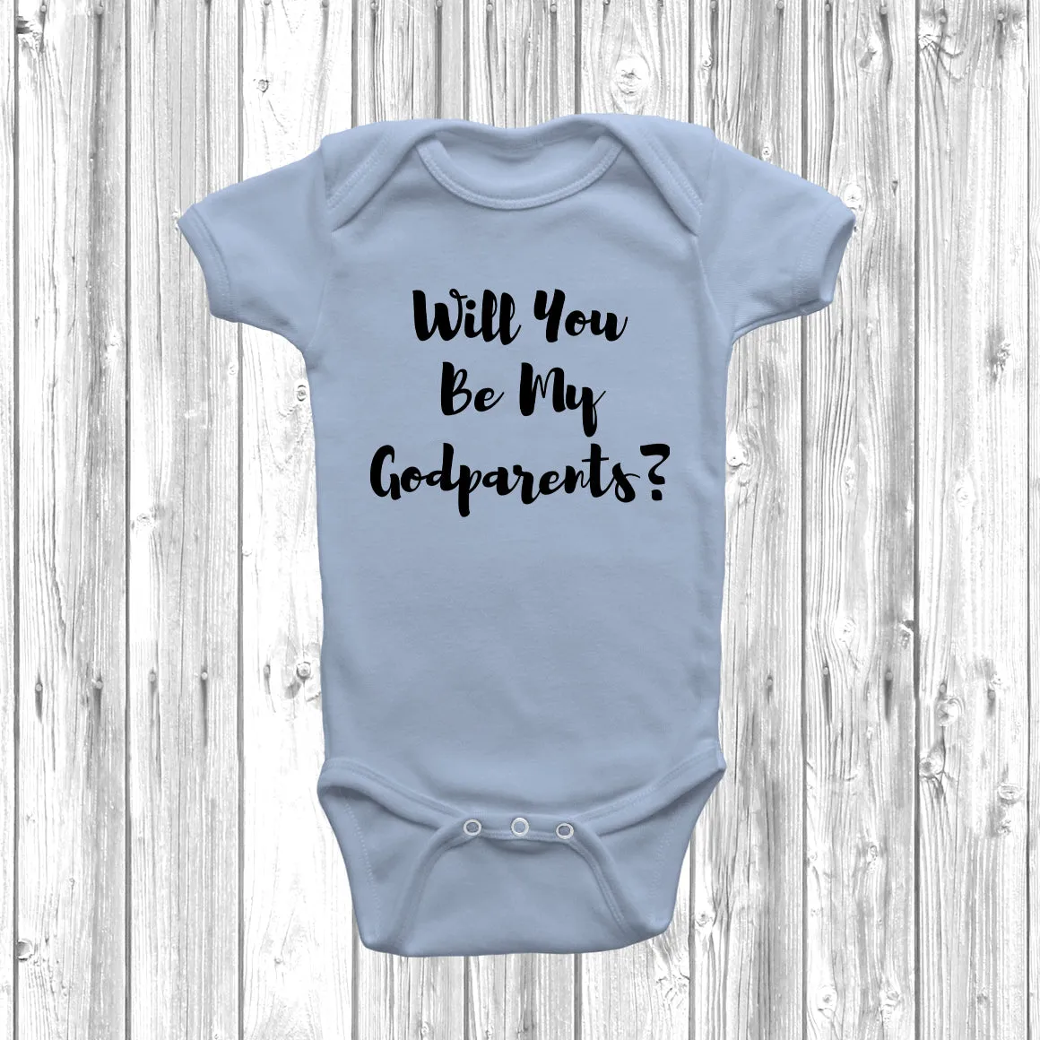 Will You Be My Godparents? Baby Grow