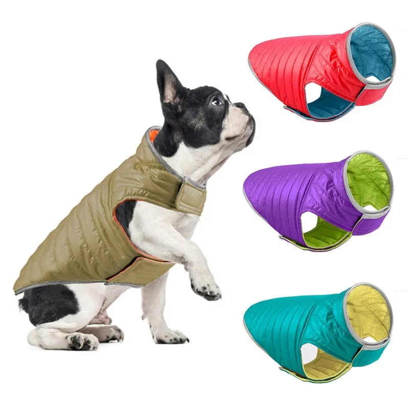 Winter Double-sided Dog Vest