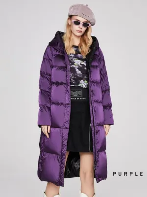 Women's down jacket  Long oversize